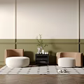 Single sofa 3d model