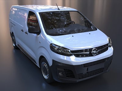 Opel van minivan car 3d model