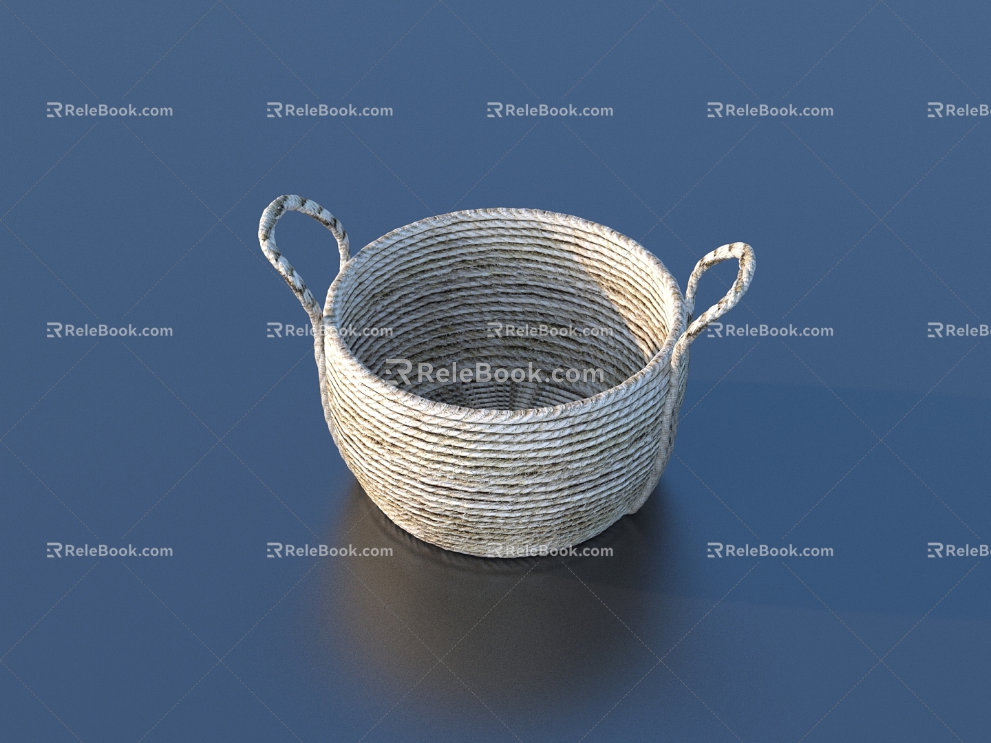 Weaving Basket Storage Basket Storage Basket Bamboo Basket 3d model