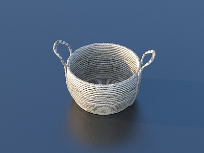 Weaving Basket Storage Basket Storage Basket Bamboo Basket 3d model