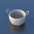 Weaving Basket Storage Basket Storage Basket Bamboo Basket 3d model