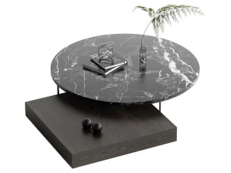 Modern coffee table 3d model