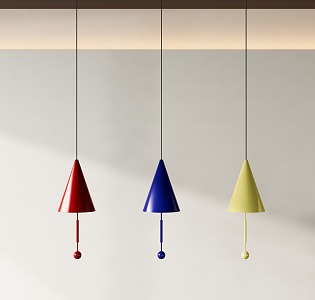 Simple Umbrella Chandelier 3d model