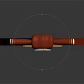 Traditional Chinese Pipa String Instrument With Red Frame And White Wooden Body
