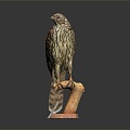 Modern Eagle Carving 3d model