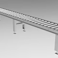 Heavy Duty Industrial Roller Conveyor System With Metal Frame For Production Line Material Handling