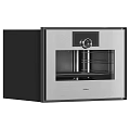 Sleek Built-in Oven Kitchen Appliance With Stainless Steel Design Control Panel And Interior Racks