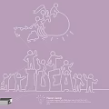 Creative Neon Lighting Combinations With People Silhouettes Sun And Cloud Elements