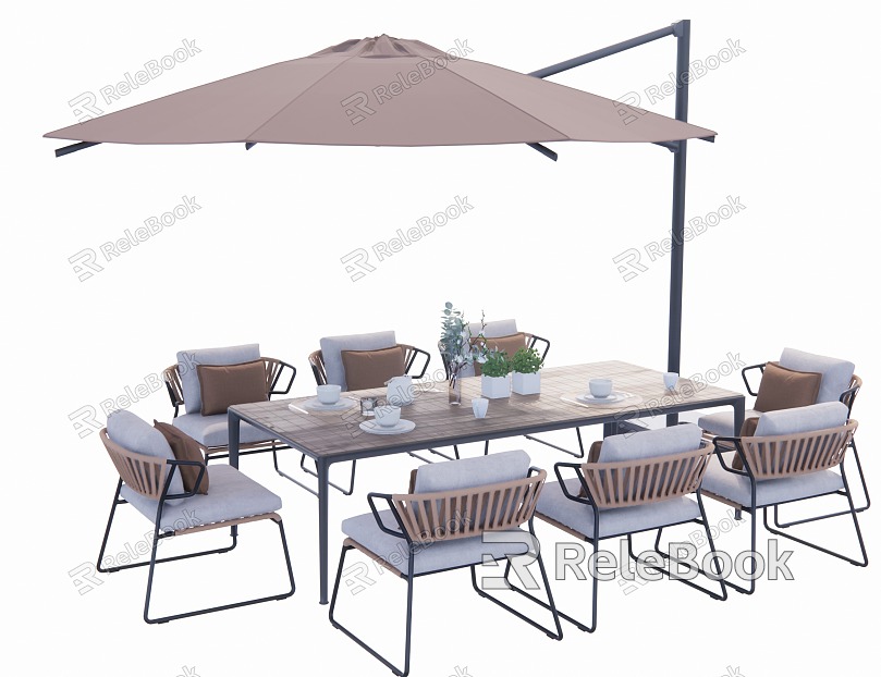 Landscape Outdoor Seat Parasol model