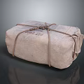 Cement Package Wrapped in Rough Cloth Tied with Rope 50kg Industrial Storage