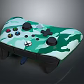 Modern Gamepad Wireless Gamepad Game Console Accessories Handle 3d model