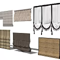 Various Stylish Venetian Blinds With Neutral Tones And Woven Textures For Windows