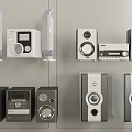 Stylish Modern Audio Speakers With Various Designs And High Quality Sound Systems
