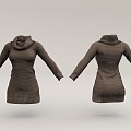 Women Tight Sweater dress 3d model