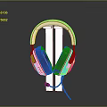 Green And Black Wired Gaming Headset With Ergonomic Design And Built In Microphone