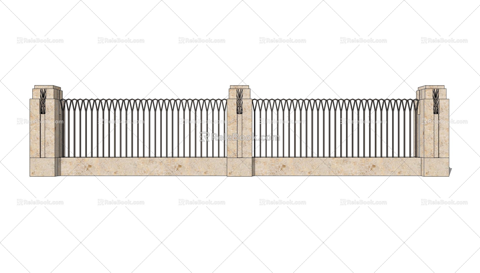 Fence 3d model