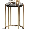 Light luxury round several sides combination 3d model