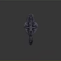 Ornate Futuristic Metal Mechanical Model With Intricate Sci Fi Design Details