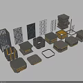 Diverse Home Furniture Structure Models With Various Frame Designs And Shapes