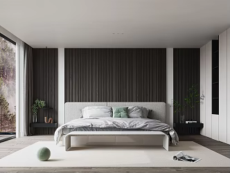 Modern Bedroom 3d model