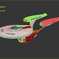 Modern Spaceship Spacecraft Spacecraft 3d model