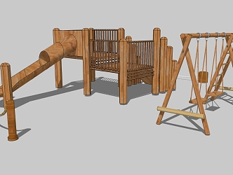 Modern Slide Swing 3d model