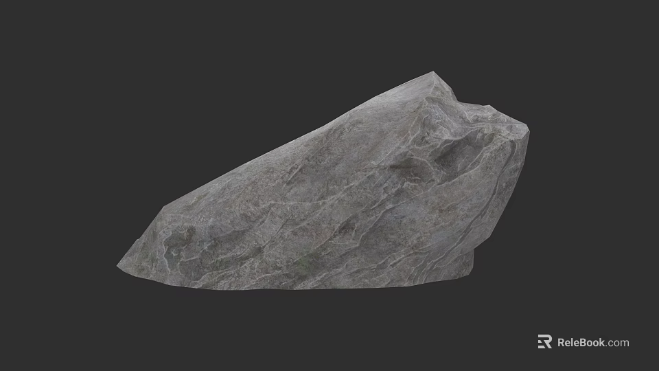 Natural Stone With Rough Textured Surface For Decorative And Construction Use 3d model 