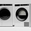 Modern washer dryer 3d model