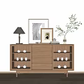 Nordic Side Cabinet 3d model