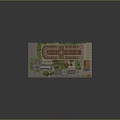 Detailed Gothic Architectural Model Featuring Spires Towers Stained Glass Windows And Greenery