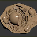 Modern Sci-Fi Equipment Sci-Fi Items Sci-Fi Components High-Tech Components 3d model