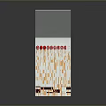 Open White Matchbox With Neatly Arranged Red Match Heads On Dark Background