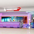 Meichen Robot Milk Tea Shopping Mall Store Milk Tea Shop Science and Technology Wind Cool Mechanical Arm Exhibition Chen Creative Bar 3d model