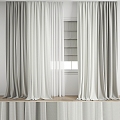 Modern Curtains 3d model