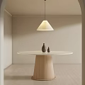 Modern dining table 3d model