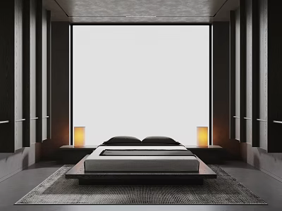 Modern Diablo Bedroom 3d model