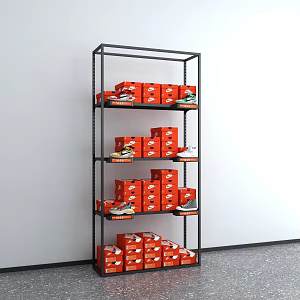 modern shelf 3d model
