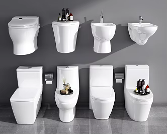 Modern Toilet 3d model