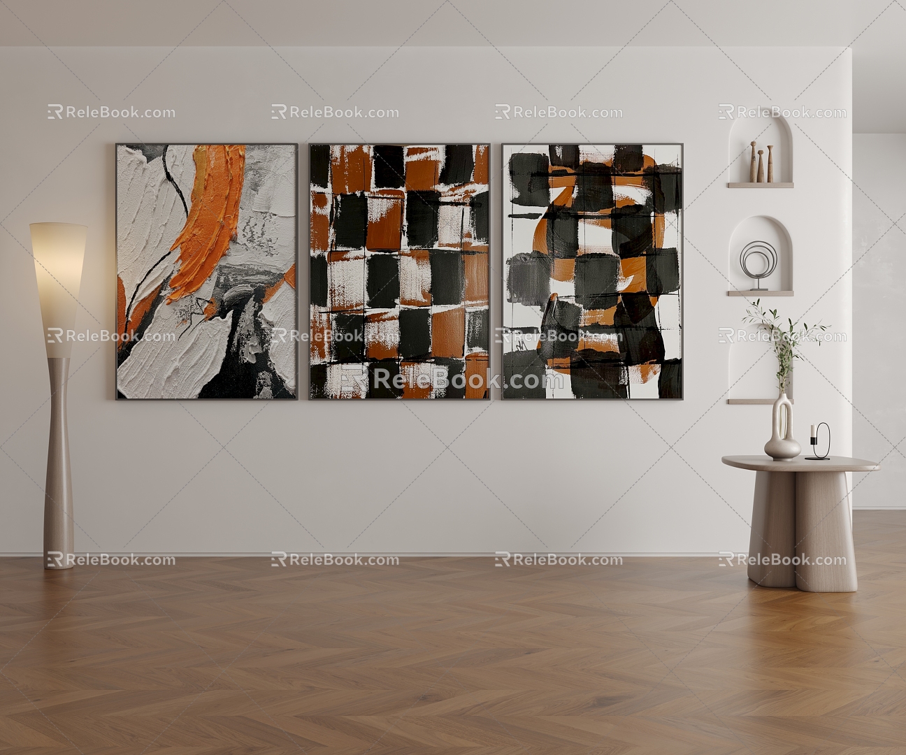 Hanging Painting Decorative Painting 3d model