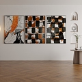 Hanging Painting Decorative Painting 3d model