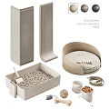 Pet Accessories for Cats and Dogs Including Scratching Posts Litter Box Food Bowls and Toys