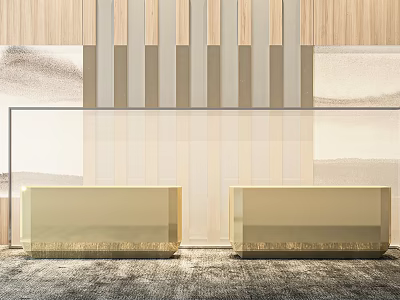 Front Desk 3d model