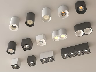 Modern downlight spotlight open downlight 3d model