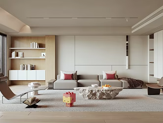 modern living room 3d model