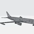 Inflatable Airplane Model With Realistic Design And White Exterior Details