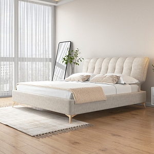 Modern Double Bed 3d model