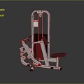 Heavy Duty Commercial Strength Training Fitness Machine With Adjustable Seat And Steel Frame