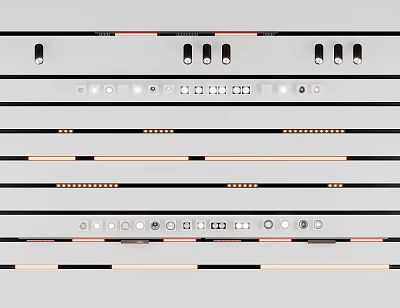 Other Technical Components With Various Ports And Connection Interfaces Arrangement 3d model