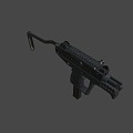 Uzi Pro 9mm submachine gun 3d model