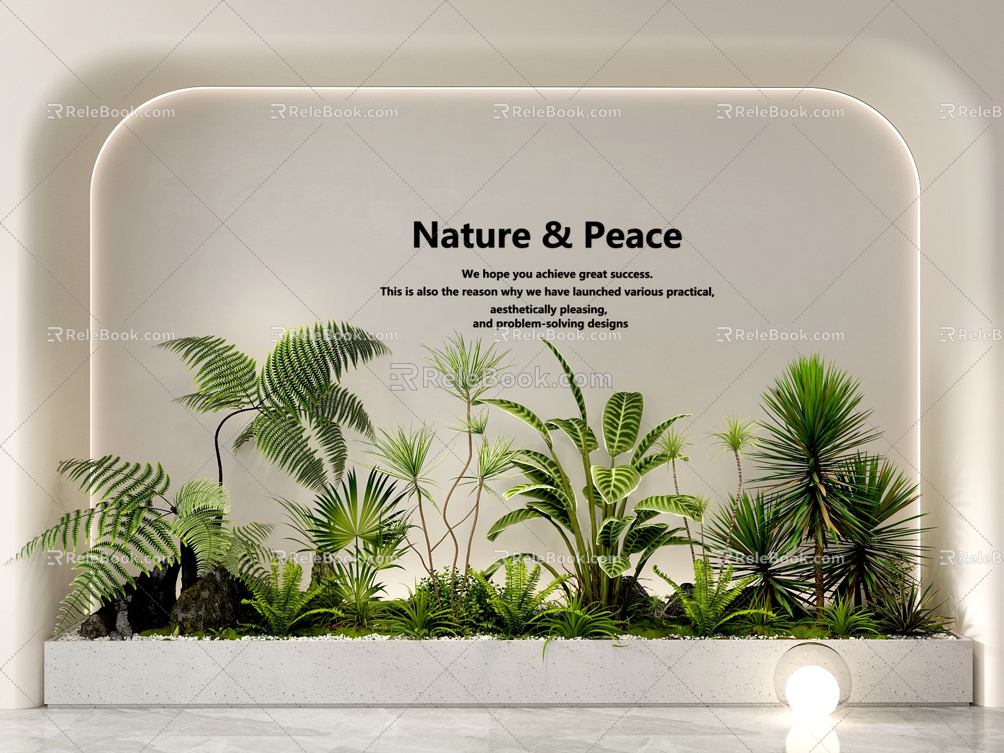 Plant Pile Plant Landscape Indoor Landscape Landscape Landscaping 3d model